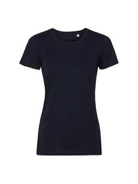 Dámske tričko (RUSSELL PURE ORGANIC T/W) > modrá(french navy) > XL
