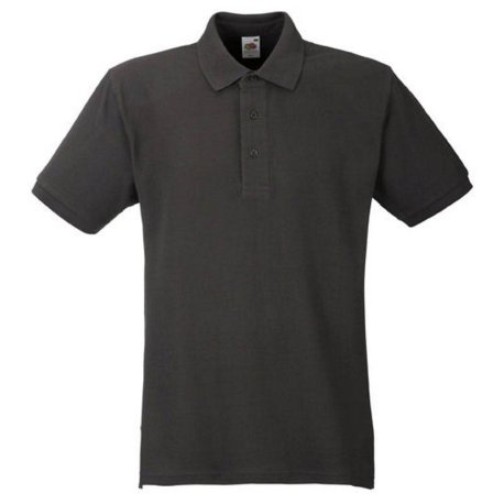 Pánska polokošeľa (FRUIT OF THE LOOM Heavy Polo ) > šedá (charcoal) > S