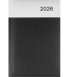 Diár (DUO CLASSIC 2026) - 15 x 21 x 2,4 cm > čierna > denný A5