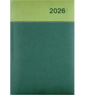 Diár (DUO CLASSIC 2026) - 15 x 21 x 2,4 cm > zelená > denný A5
