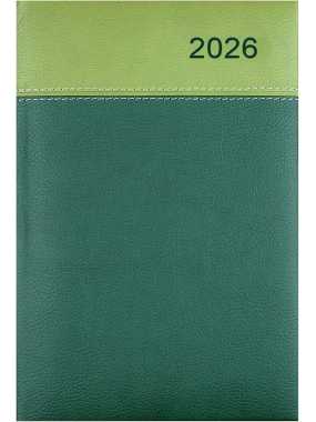 Diár (DUO CLASSIC 2026) - 15 x 21 x 2,4 cm > zelená > denný A5