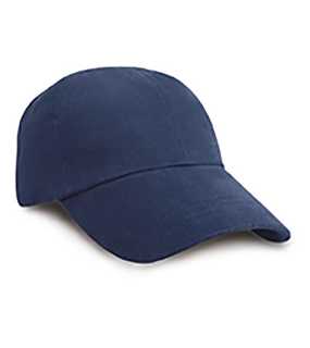 Detská šiltovka (RESULT JUNIOR LOW PROFILE HEAVY BRUSHED COTTON CAP)>modrá (navy)