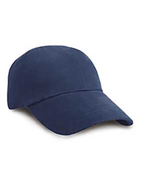Detská šiltovka (RESULT JUNIOR LOW PROFILE HEAVY BRUSHED COTTON CAP)>modrá (navy)
