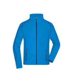 Pánska fleece bunda (DAIBER Men's Structure Fleece Jacket)>modrá (aqua) / modrá (navy)>L