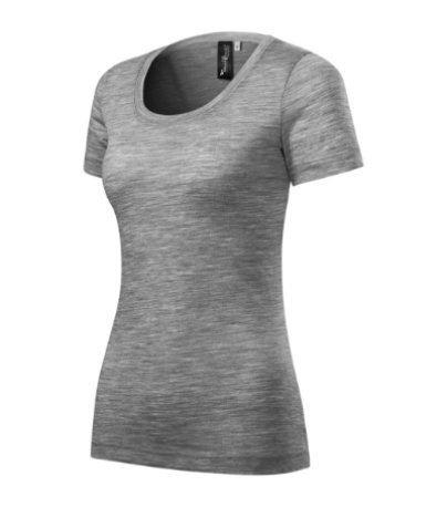 Dámske tričko (MALFINI PREMIUM Merino Rise) > sivá (tmavý melír) > XL