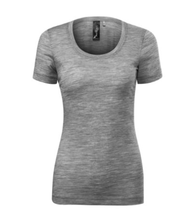 Dámske tričko (MALFINI PREMIUM Merino Rise) > sivá (tmavý melír) > XL