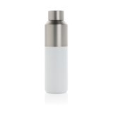 Fľaša na vodu Fluid 600ml z RCS recyklovanej ocele > biela