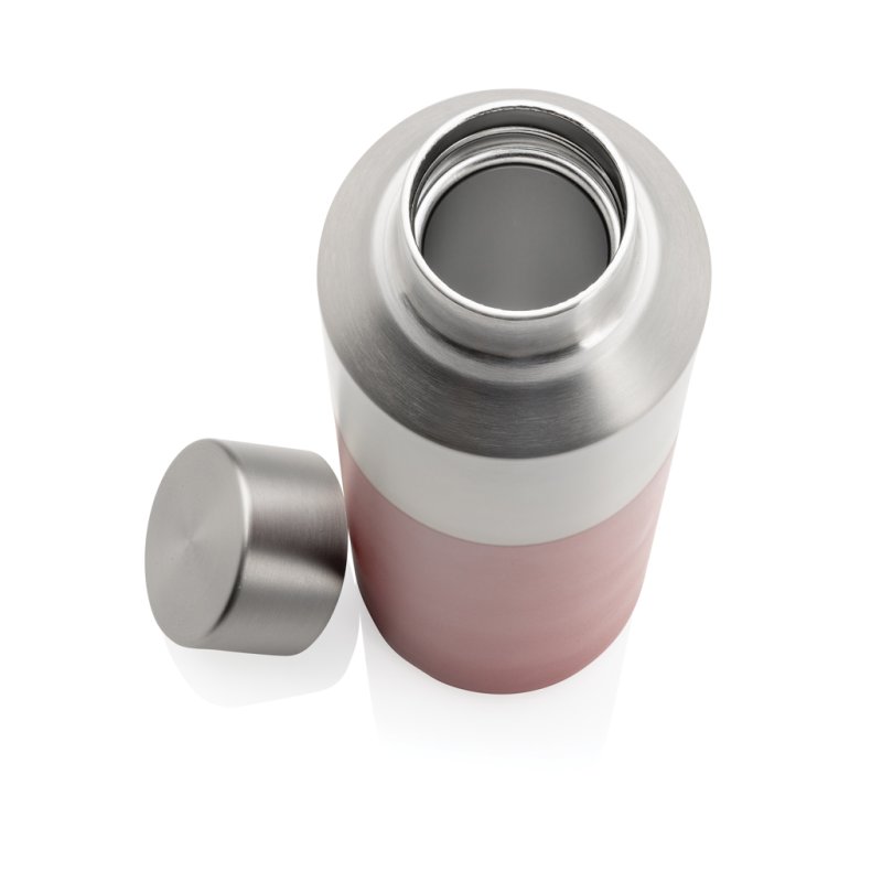 Fľaša na vodu Fluid 600ml z RCS recyklovanej ocele > červená