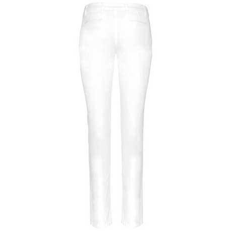 Dámske nohavice (Kariban"MEN'S CHINO TROUSERS") > biela > 34