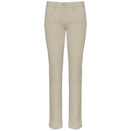 Dámske nohavice (Kariban"MEN'S CHINO TROUSERS") > béžová > 34