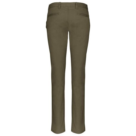 Dámske nohavice (Kariban"MEN'S CHINO TROUSERS") > hnedá (light khaki) > 34