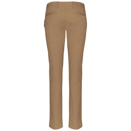 Dámske nohavice (Kariban"MEN'S CHINO TROUSERS") > hnedá (camel) > 34