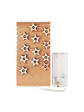 Vianočná reťaz s 20 LED svetlami > hnedá (wood)