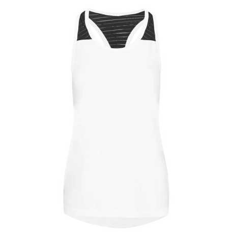 Dámske tielko (Just Cool WOMEN'S COOL SMOOTH WORKOUT VEST)>biela (arctic) / čierna (jet)>L