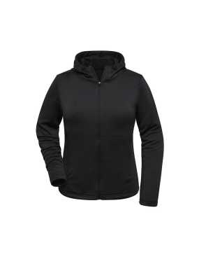 Dámska mikina (JN Ladies Sports Zip Hoody) > čierna > 2XL