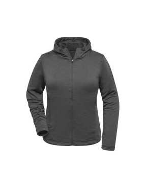 Dámska mikina (JN Ladies Sports Zip Hoody) > šedá (darkmelange) > L