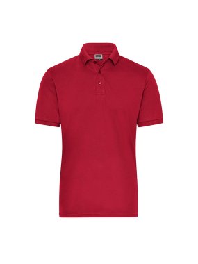 Pánska polokošeľa (JN Mens BIO Stretch-Polo Work SOLID) > červená > 6XL