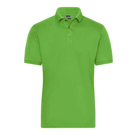 Pánska polokošeľa (DAIBER Mens BIO Stretch-Polo Work SOLID) > zelená (lime) > XS