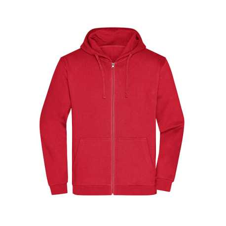 Pánska mikina (DAIBER Promo Zip Hoody Men) > červená > S