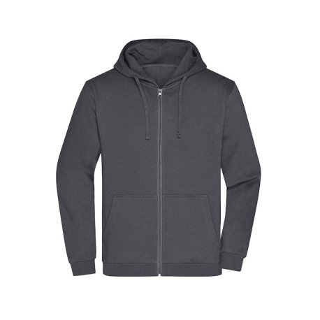 Pánska mikina (DAIBER Promo Zip Hoody Men) > šedá (graphite) > S