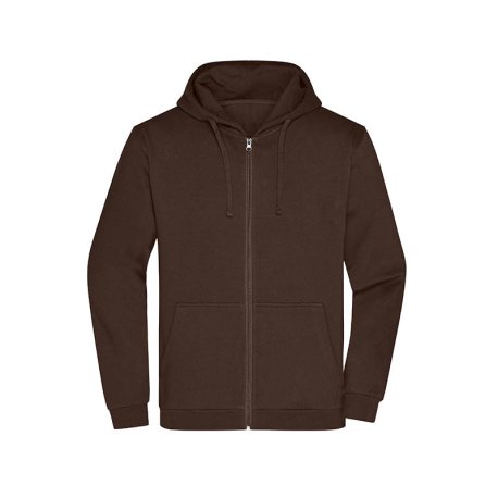 Pánska mikina (DAIBER Promo Zip Hoody Men) > hnedá > S
