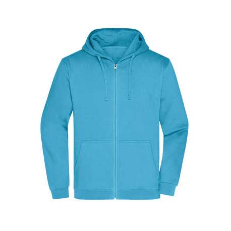 Pánska mikina (DAIBER Promo Zip Hoody Men) > tyrkysová > S
