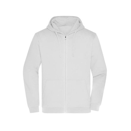 Pánska mikina (DAIBER Promo Zip Hoody Men) > biela > M