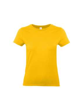 Dámske tričko(B&C #E190 /W) > žltá(gold) > L