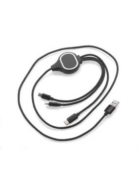 Kábel USB 4 v 1 > čierna