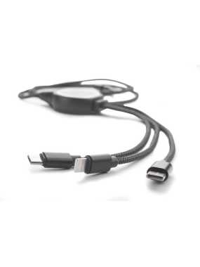 Kabel USB 4 v 1 > černá