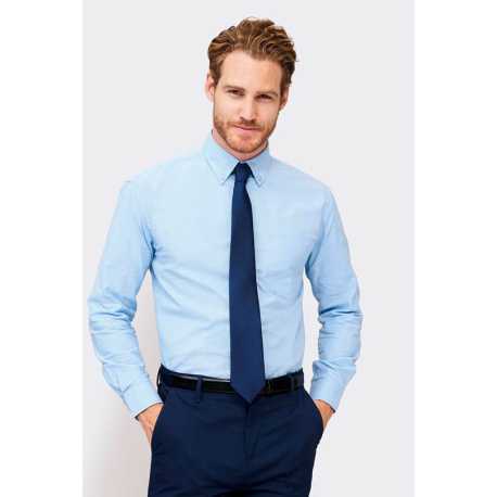 Pánska košeľa (SOLS BOSTON MENS LONG SLEEVE OXFORD SHIRT) > biela > L
