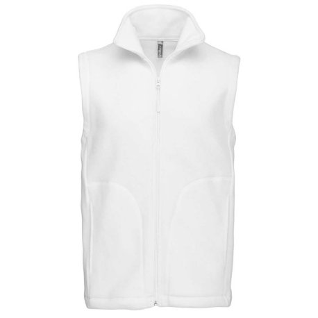 Pánska fleece vesta (KARIBAN LUCA FLEECE GILET) > biela > L