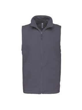 Pánska fleece vesta (KARIBAN LUCA FLEECE GILET) > šedá (convoy) > 3XL
