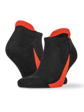 Ponožky (SPIRO 3-PACK SPORTS SNEAKER SOCKS) > čierna / červená > L/XL