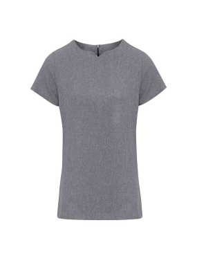Dámska tunika (Premier ‘VIOLA' LINEN-LOOK CUT NECK BEAUTY TUNIC) > šedá (heather) > 2XL