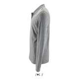 Pánska polokošeľa (SOL'S PERFECT LSL MEN - LONG-SLEEVE PIQUÉ POLO SHIRT)>šedá (melange)>S
