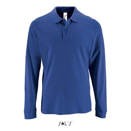 Pánska polokošeľa (SOL'S PERFECT LSL MEN - LONG-SLEEVE PIQUÉ POLO SHIRT)>modrá (royal)>XL