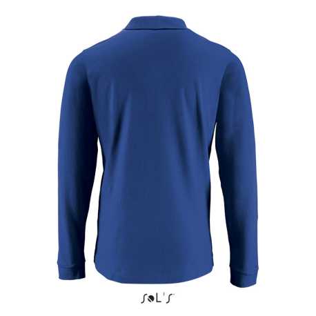 Pánska polokošeľa (SOL'S PERFECT LSL MEN - LONG-SLEEVE PIQUÉ POLO SHIRT)>modrá (royal)>XL