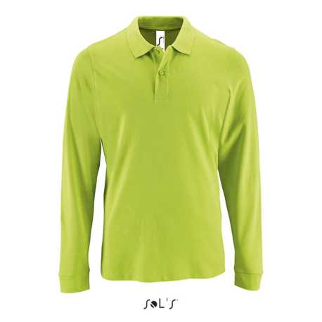Pánska polokošeľa(SOL'S PERFECT LSL MEN - LONG-SLEEVE PIQUÉ POLO SHIRT)>zelená(apple)>2XL