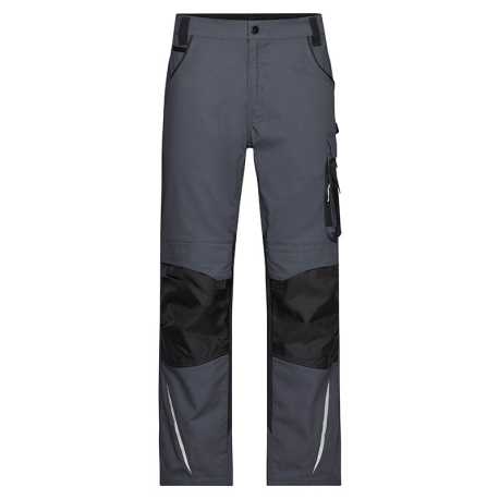 Pánske nohavice (DAIBER Winter Workwear Pants - STRONG -) > šedá (carbon) / čierna > 62