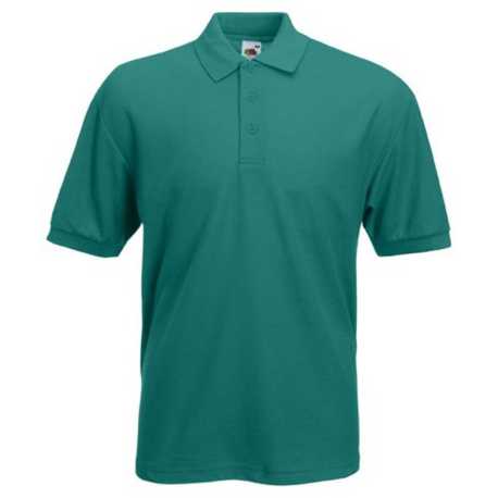 Pánska polokošeľa (FRUIT OF THE LOOM 65/35 Polo) > zelená (Emerald) > XL