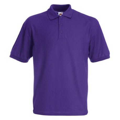Pánska polokošeľa (FRUIT OF THE LOOM 65/35 Polo) > fialová > S