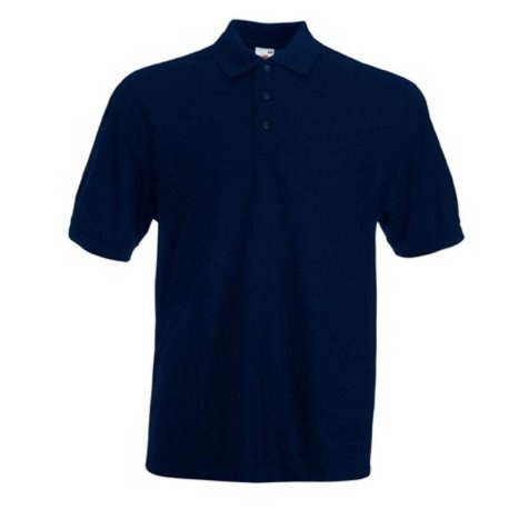 Pánska polokošeľa (FRUIT OF THE LOOM 65/35 Polo) > modrá (deep navy) > M