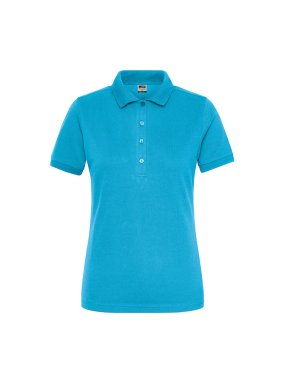 Dámska polokošeľa (JN Ladies BIO Stretch-Polo Work SOLID) > tyrkysová > XL