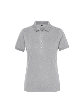 Dámska polokošeľa (JN Ladies BIO Stretch-Polo Work SOLID) > šedá (heather) > 2XL