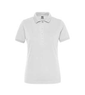 Dámska polokošeľa (JN Ladies BIO Stretch-Polo Work SOLID) > biela > M