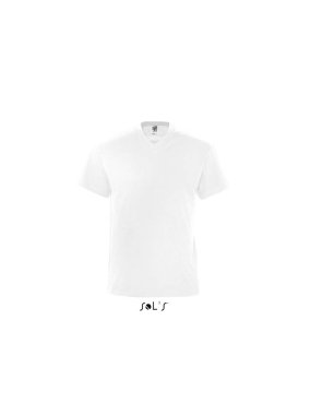 Pánske tričko (SOL'S SOL’S VICTORY MEN'S V-NECK T-SHIRT) > biela > M