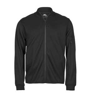 Unisex mikina (Tee Jays Athletic Full Zip Cardigan) > čierna > L