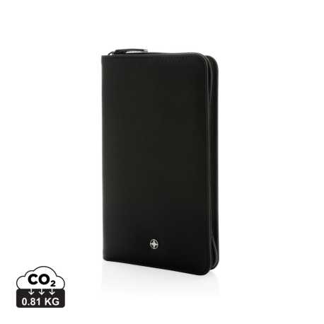 RFID cestovná peňaženka Swiss Peak Heritage z RCS rPU > čierna