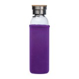 Sklenená fľaša s neoprénovým krytom, 600 ml > fialová(violet)